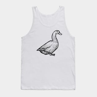 Duck Hand Drawn Tank Top